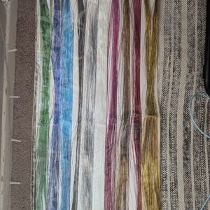 Colorful Hair Tinsel Extensions